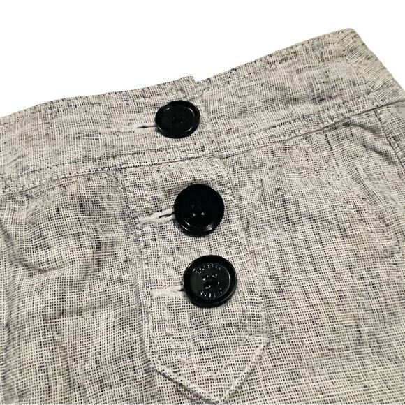 Express Gray Linen Sailor Shorts - Size 8 - Picture 7 of 16